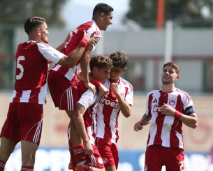 Σαρωτική πρεμιέρα με «τεσσάρα» για τους Νέους του Ολυμπιακού στη Youth League