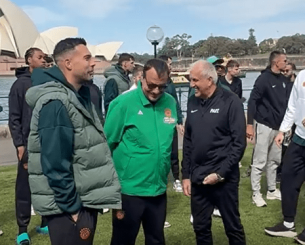 Συναντήθηκαν... 16 Euroleague: Το τετ α τετ Σλούκα, Αταμάν, Ομπράντοβιτς στο Σίδνεϊ με πολλά χαμόγελα (video)