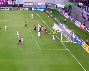 Ανενόχλητος ο Τσάκλα το 1-1 της ΑΕΛ (video)