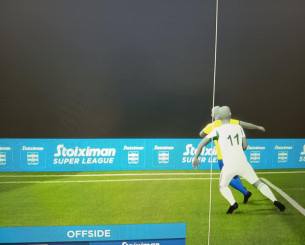 Ώμο με ώμο: Αυτό είναι το γκολ του Παναιτωλικού που δε μέτρησε για χιλιοστά (video)