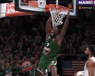 Ράιτ... δυναμίτης κατεδάφισε την μπασκέτα της Φενέρμπαχτσε (video)