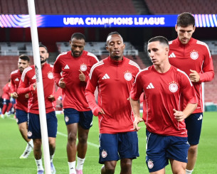 Ολοκληρώνει την προετοιμασία και φεύγει για Λάρισα ο Ολυμπιακός