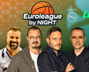 Live στις 23:00 «Euroleague by Night» με ανάλυση και ρεπορτάζ για τα ματς Παναθηναϊκού και Ολυμπιακού Live στις 23:00 «Euroleague by Night» με ανάλυση και ρεπορτάζ για τα ματς Παναθηναϊκού και Ολυμπιακού