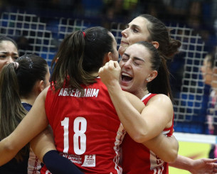 Ο Ολυμπιακός πέρασε στον τρίτο προκριματικό γύρο του CEV Champions League Γυναικών Ο Ολυμπιακός πέρασε στον τρίτο προκριματικό γύρο του CEV Champions League Γυναικών