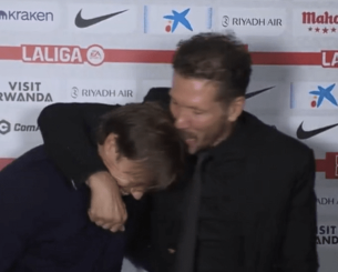 Υπέροχη στιγμή με Αλμέιδα και Σιμεόνε να θυμούνται τα παλιά μπροστά στην κάμερα (video)