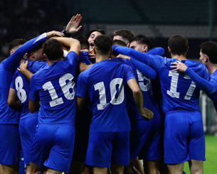 Δύο γκολ μέσα σε δύο λεπτά για την Εθνική Ελπίδων με Τζίμα και Καλογερόπουλο (video)