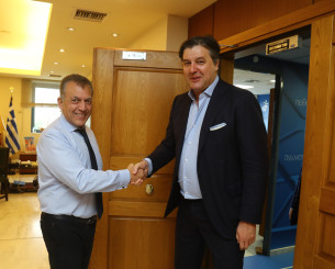 Ο Ντέγιαν Μποντιρόγκα συναντήθηκε με τον Γιάννη Βρούτση