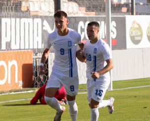 Η Εθνική Νέων διέλυσε το Λιχτενστάιν και είναι αγκαλιά με την πρόκριση στο Euro Κ19