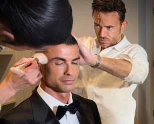 Πασίγνωστος Έλληνας κομμωτής χτένισε τον Ρονάλντο και τη Χεορχίνα για το δείπνο με τον Τραμπ (video)