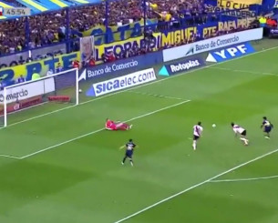 Το 1-0 της Μπόκα κόντρα στην Ρίβερ με τον Σεμπάγιος που έβαλε «φωτιά» στο Μπομπονέρα! (video)