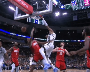 Με «ιπτάμενο» Γιάννη και poster Κάνινγχαμ το Top 10 του ΝΒΑ (video)