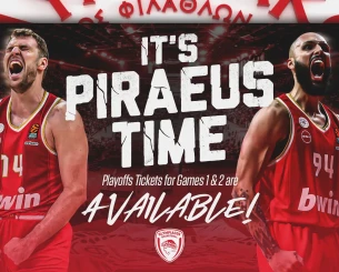 It's Piraeus time: Βγαίνουν και... φεύγουν τα εισιτήρια του Ολυμπιακού για playoffs It's Piraeus time: Βγαίνουν και... φεύγουν τα εισιτήρια του Ολυμπιακού για playoffs