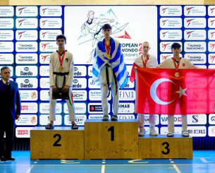 Πρωταθλητής Ευρώπης στο ταεκβοντό εφήβων ο εξαιρετικός Ψαρρός, αργυρά για Κλακάλα και Ασημάκη
