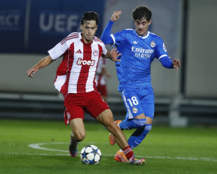 «Λύγισε» στο φινάλε ο Ολυμπιακός Κ19 κόντρα στη Ρεάλ Μαδρίτης