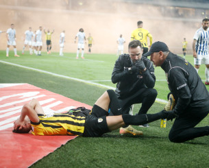 Πλήγμα στην ΑΕΚ: Βαρύ διάστρεμμα και μερική ρήξη συνδέσμων ο Γκατσίνοβιτς