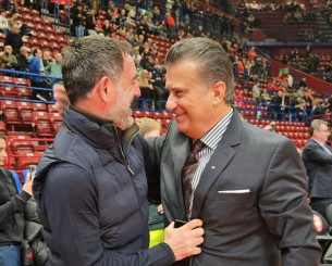 Στο Μιλάνο για το παιχνίδι του Παναθηναϊκού με την Αρμάνι ο Καραγκούνης