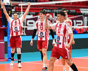 Ο Ολυμπιακός μπήκε με το δεξί στο CEV Cup