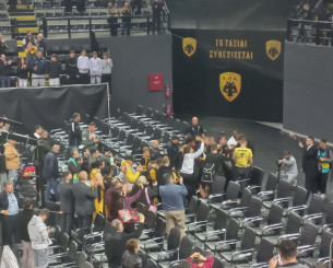 Το πάρτι... πρόκρισης ομάδας και κόσμου για την πρόκριση της ΑΕΚ στους 16 του BCL (video)