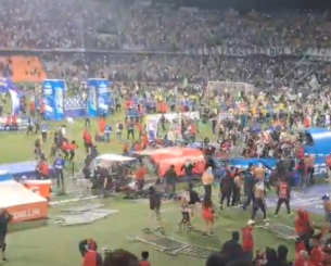 Τρομερά επεισόδια στον τελικό του Κυπέλλου Κολομβίας (videos)
