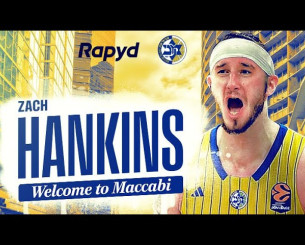 Η Μακάμπι ανακοίνωσε τον Ζακ Χάνκινς