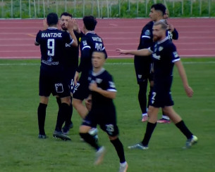 Ο Μάντζης με ωραία κεφαλιά το 2-0 για την Καλαμάτα (video)