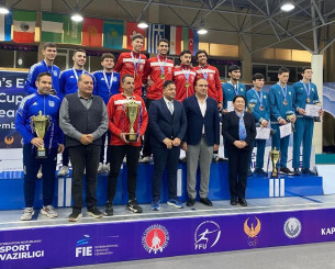 Αργυρό στο Παγκόσμιο Κύπελλο U20 της Τασκένδης η Εθνική ομάδα ξίφους μονομαχίας νέων