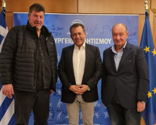 Συνάντηση εκπροσώπων του Πανιωνίου με τον Βρούτση