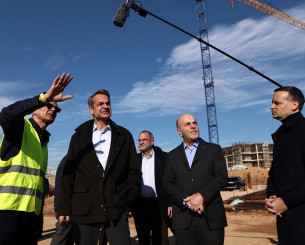 Μητσοτάκης-Αλαφούζος στον Βοτανικό - «Τον Μάιο του 2027 έτοιμο το γήπεδο του Παναθηναϊκού»