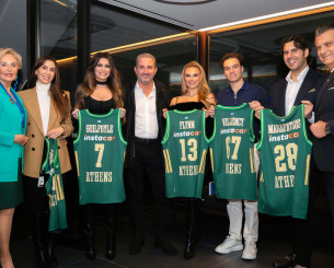 Η Κίμπερλι Γκίλφοϊλ στο ΟΑΚΑ στο παιχνίδι του Παναθηναϊκού Aktor με την Χάποελ Τελ Αβιβ (photos)