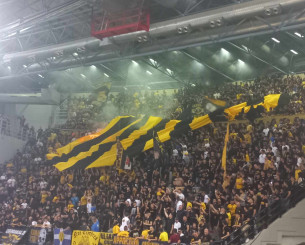 «Καυτή» ατμόσφαιρα στη Sunel Arena από 9 χιλιάδες ΑΕΚτζήδες! «Καυτή» ατμόσφαιρα στη Sunel Arena από 9 χιλιάδες ΑΕΚτζήδες!