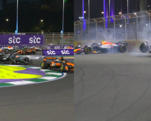 Η χαοτική εκκίνηση στο Grand Prix της Σαουδικής Αραβίας (video) Η χαοτική εκκίνηση στο Grand Prix της Σαουδικής Αραβίας (video)
