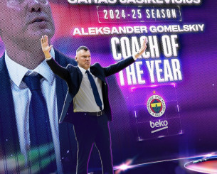 Προπονητής της χρονιάς στην Euroleague ο Γιασικεβίτσιους Προπονητής της χρονιάς στην Euroleague ο Γιασικεβίτσιους