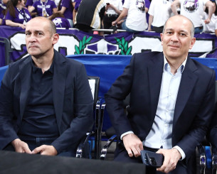 Στο πλευρό του Ολυμπιακού στο Game 4 με Ρεάλ οι Αγγελόπουλοι Στο πλευρό του Ολυμπιακού στο Game 4 με Ρεάλ οι Αγγελόπουλοι