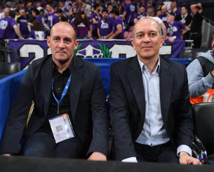 Γιώργος και Παναγιώτης Αγγελόπουλος στο πλευρό του Ολυμπιακού για το «διπλό» στη Μαδρίτη