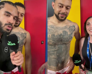 Επικός Μήτρου-Λονγκ άρπαξε το μικρόφωνο του Athletiko και έκανε τον ρεπόρτερ (video) Επικός Μήτρου-Λονγκ άρπαξε το μικρόφωνο του Athletiko και έκανε τον ρεπόρτερ (video)