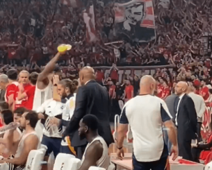 Ο Φερνάντο της Ρεάλ από τα νεύρα του... ξέσπασε σε ένα μπουκάλι με ηλεκτρολύτες (video)