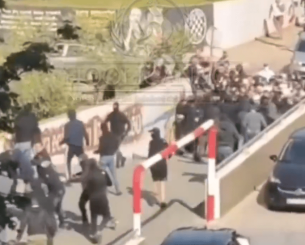 Άγριο ραντεβού θανάτου - 200 οπαδοί της Χάιντουκ έπαιξαν ξύλο με 80 της Ντιναμό Ζάγκρεμπ (video)