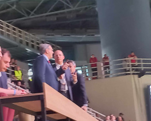 Παρακολουθούν μαζί το Final 4 του BCL Ζαγκλής και Λιόλιος