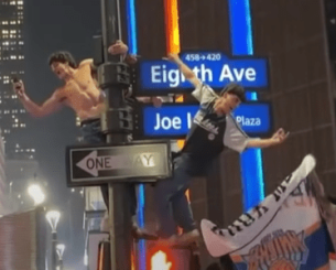 Πανζουρλισμός στο κέντρο της Νέας Υόρκης μετά την πρόκριση των Νικς (vid)