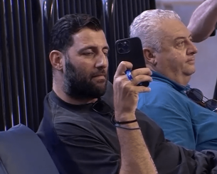 Τρομερή ατμόσφαιρα από τους φίλους του Ηρακλή - Τραβούσε βίντεο ο Μπουρούσης (video) Τρομερή ατμόσφαιρα από τους φίλους του Ηρακλή - Τραβούσε βίντεο ο Μπουρούσης (video)