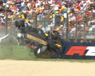 Formula 1: Σοκαριστικό ατύχημα του Τσουνόντα στην Ίμολα (video) Formula 1: Σοκαριστικό ατύχημα του Τσουνόντα στην Ίμολα (video)