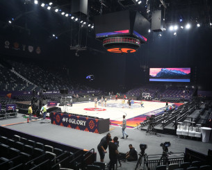 Το Athletiko σας μεταφέρει εικόνες από την «Etihad Arena» - Οι τελευταίες προετοιμασίες πριν το Final Four
