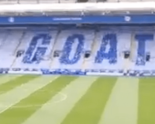 Αποχαιρετισμός στον θρύλο της Λέστερ: Με κορεό και σημαίες το «αντίο» του Βάρντι στο «Κινγκ Πάουερ» (video)