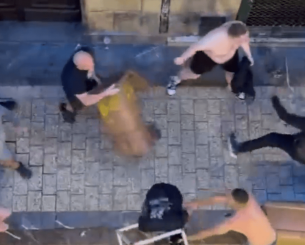 Αγριες συμπλοκές πριν τον τελικό - Χούλιγκαν της Τότεναμ και της Γιουνάιτεντ τα έκαναν «γυαλιά καρφιά»  (video)