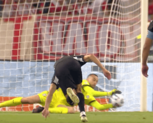 Το σουτ του Ροντινέι και η σωτήρια επέμβαση του Χριστογεώργου (video)