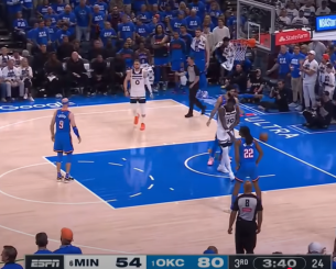 Τα highlights από την επικράτηση των Θάντερ κόντρα στους Τίμπεργουλβς και την πρόκριση στους τελικούς του NBA