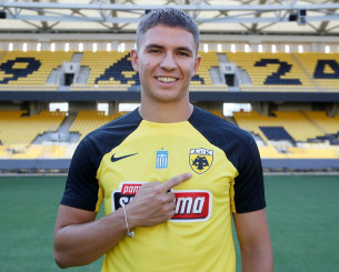 Καλοσκάμης: «Μεγάλη τιμή για μένα η ΑΕΚ - Ανυπομονώ να παίξω μπροστά στους οπαδούς» Καλοσκάμης: «Μεγάλη τιμή για μένα η ΑΕΚ - Ανυπομονώ να παίξω μπροστά στους οπαδούς»