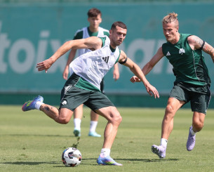 Με πρωινή προπόνηση συνεχίστηκε η προετοιμασία του Παναθηναϊκού