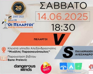 20 Χρόνια «Πελαργοί»: Μια Μεγάλη Μπασκετική Γιορτή στην Αλεξανδρούπολη! 20 Χρόνια «Πελαργοί»: Μια Μεγάλη Μπασκετική Γιορτή στην Αλεξανδρούπολη!