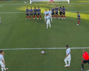 Σπάνιο σκηνικό στο Ίντερ - Μοντερέι, οι ποδοσφαιριστές της μεξικάνικης ομάδας έκαναν διπλό τείχος σε φάουλ